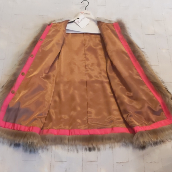 🆕 VALENTINO 100% Rabbit Fur Leopard Print Coat - Picture 9 of 15